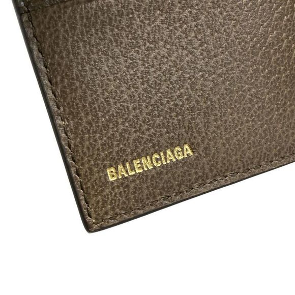 Balenciaga Bifold Wallet - 680403 Beige Gucci Collaboration / Double B - Picture 5 of 6
